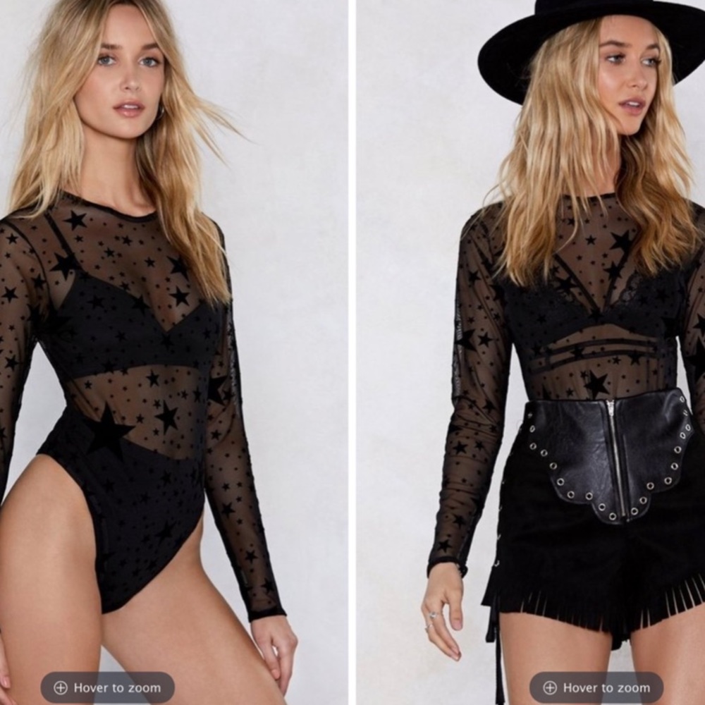NastyGal How Star Will You Go Bodysuit